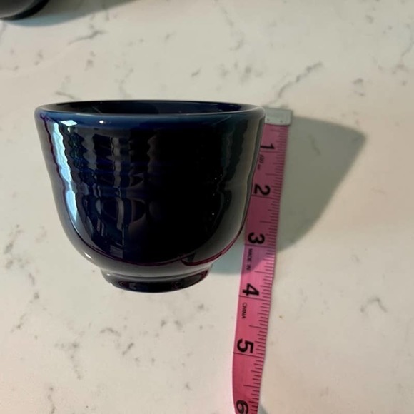 Fiestaware Cobalt Tea Cups (Lot of 8) - Picture 4 of 4